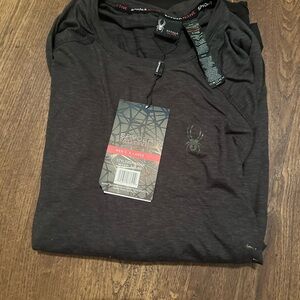 Spyder Men's Black Long Sleeve Shirt